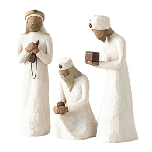 Crèche de Noël, Ensembles de Figurines de la Nativité en rés