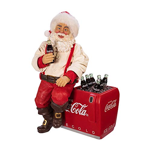 Kurt S. Adler Kurt Adler Coca-Cola Père Noël Assis sur Une g
