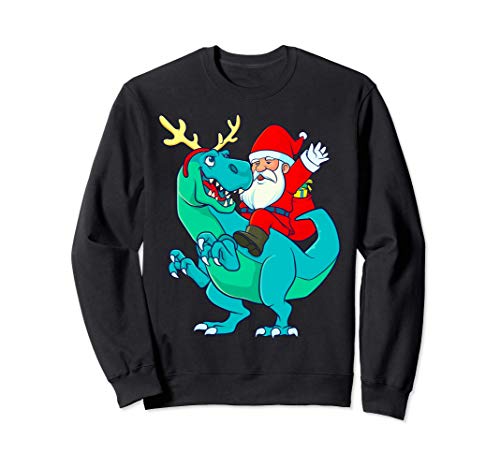 Santa T Rex Dinosaure Noël Drôle Noël Vacances Hommes Garçon
