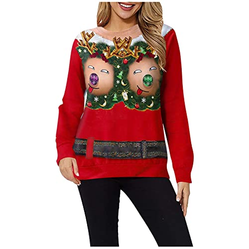 Pull Noel Fille Ugly Christmas Sweater 3D Ugly Christmas Jum