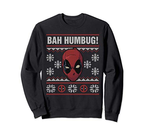 Marvel Deadpool Bah Humbug Holiday Sweatshirt