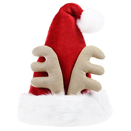 CITÉTOILE Bonnet Noël pour Adulte Chapeau du Père Noël en Ve