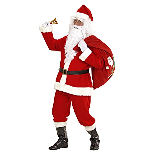 Widmann - Costume Père Noël, casaque, pantalon, ceinture, ch