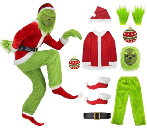 Costume de monstre vert pour adulte homme et femme - Costume