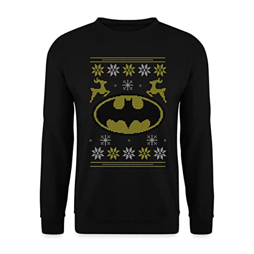 Spreadshirt® Batman DC Comics Ugly Christmas Noël Sweat-Shir