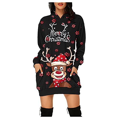 Sweat Noel Femme - Sweatshirts de Noël à Manches Longues Swe