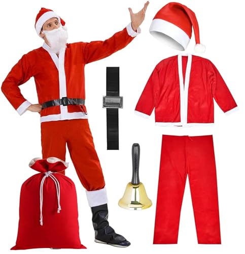 TK Gruppe Timo Klingler Costume de Père Noël 6 en 1 - Costum