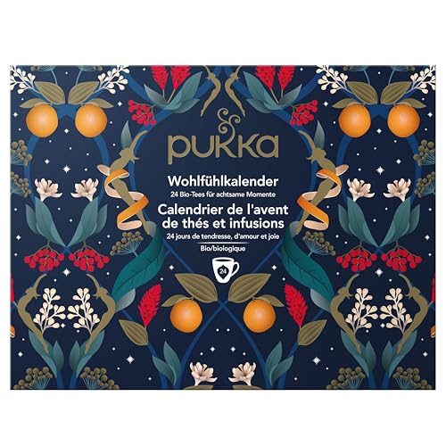 Pukka | Calendrier de lavent 2023 Thé Bio | Assortiment gour