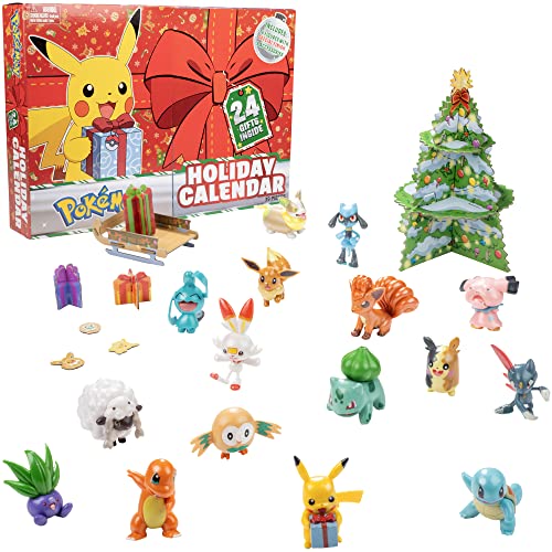 Pokémon Calendrier de lAvent 2021 pour enfants, 24 cadeaux -