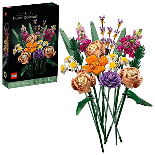 LEGO 10280 Icons Bouquet de Fleurs, Fleurs artificielles, Co