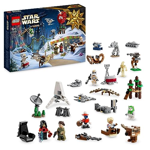 LEGO 75366 Star Wars Le Calendrier de l’Avent 2023, avec 24 