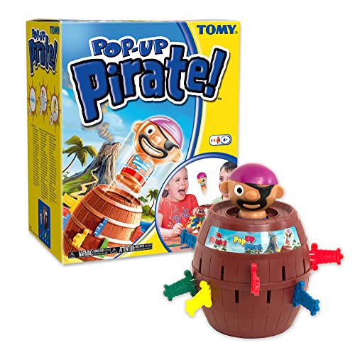 TOMY Officiel - Pic Pirate Jeux de Société pour Enfants, Jou