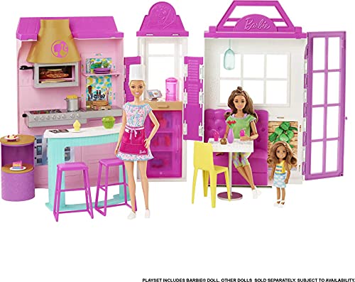 Barbie Coffret Le Restaurant de Barbie avec une poupée Manne