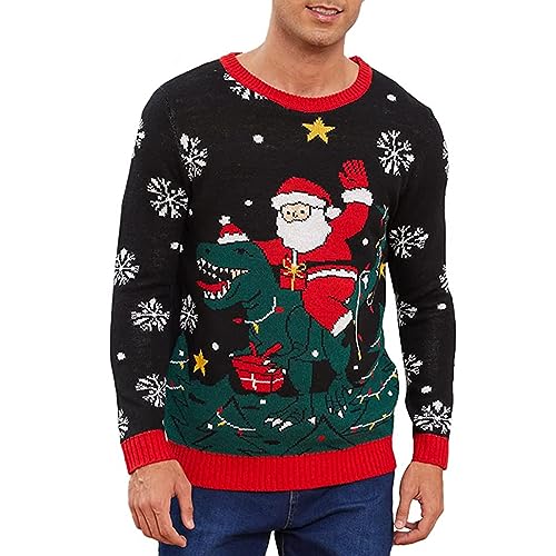 Pull Moche De Noel Homme, Ugly Christmas Sweater Oversized S