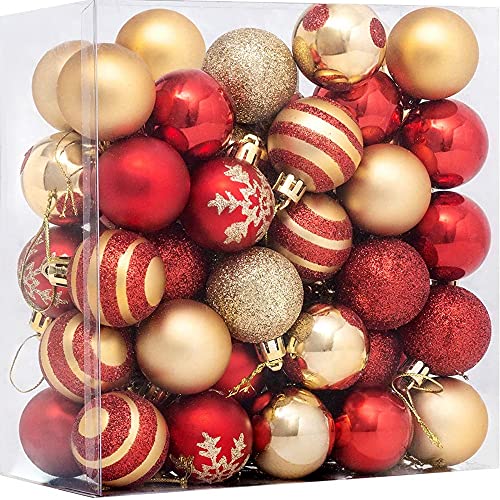 Boule de Noel, 50 Pcs Decoration Noel Sapin Boules de Noël a