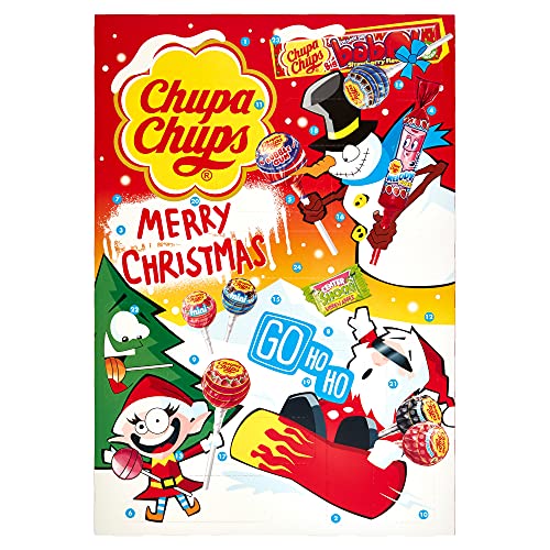 Chupa Chups - Calendrier de lAvent pour Noël - Assortiment d